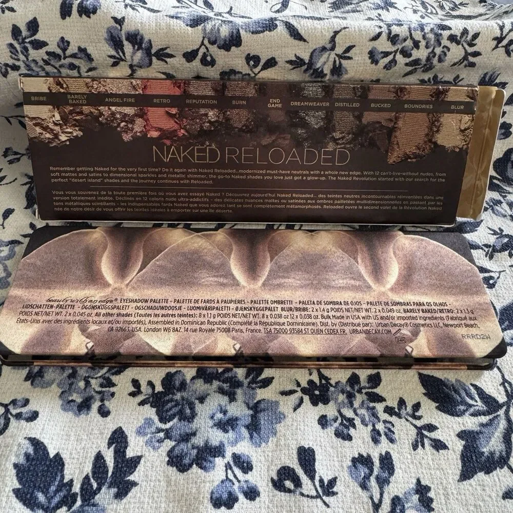Urban Decay Naked Reloaded Eyeshadow Palette 12 Shades - NIB